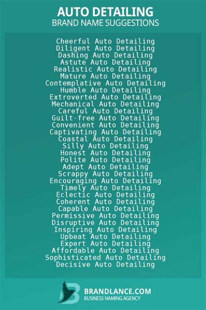 Discover The Art Of Compelling Detailing Company Names